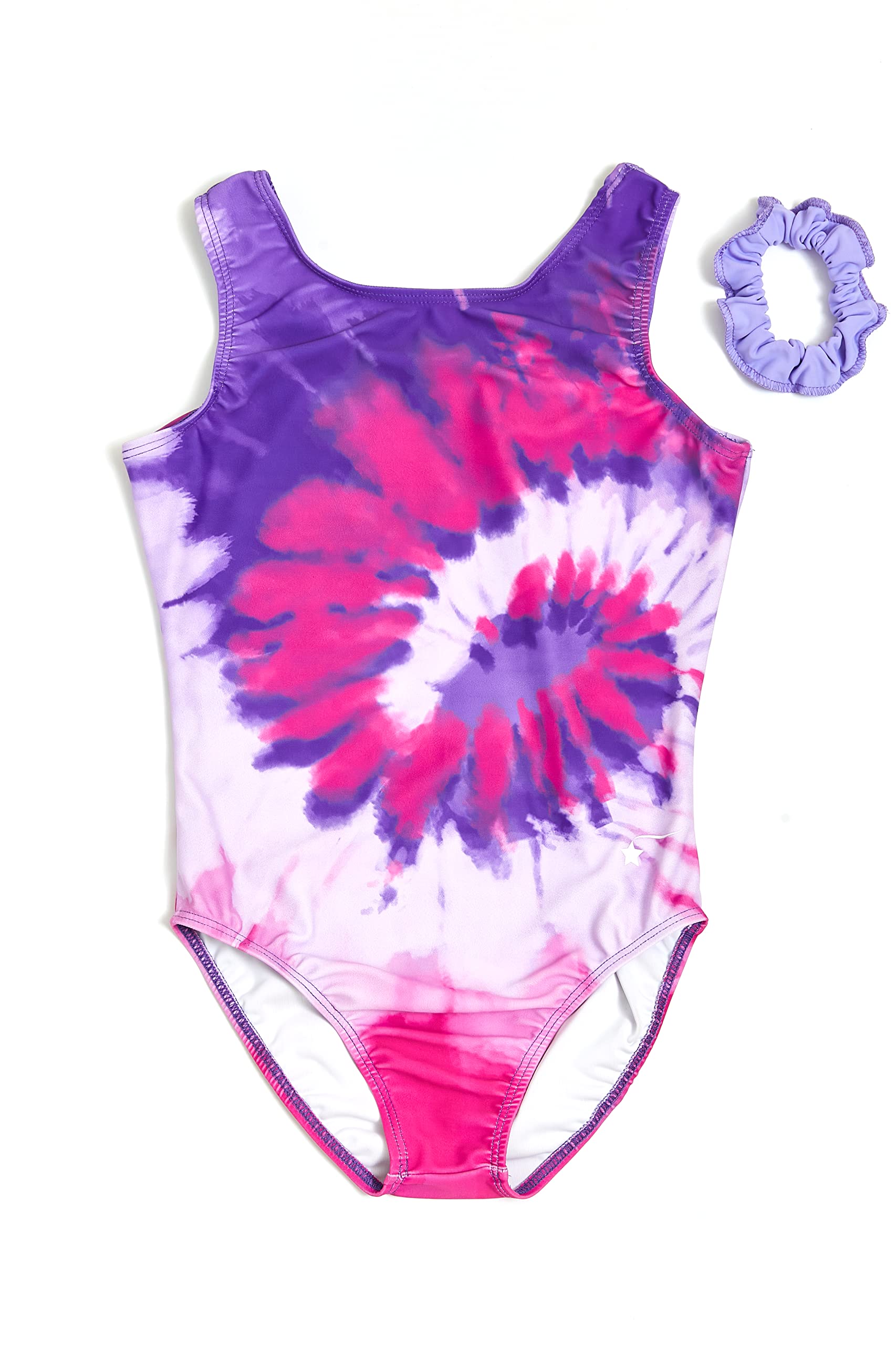 Destira Girls Gymnastics Leotards - Super Soft Dance Leotard with Matching Scrunchie for Gymnastics, Cheerleading, Ballet & Yoga | Perfect for Competitions, Practice & Performance