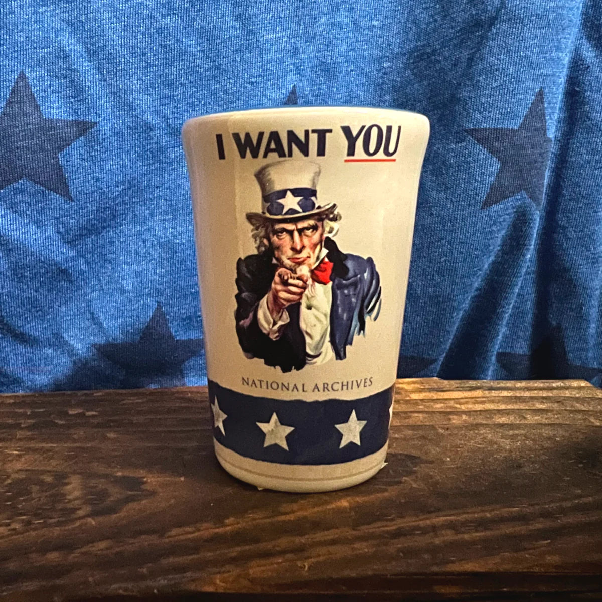 Uncle Sam Patriotic Shot Glass - 2oz American Flag Themed Drinking Glass for Parties, Celebrations & Collectibles - Perfect for 4th of July, Memorial Day & Patriotic Events