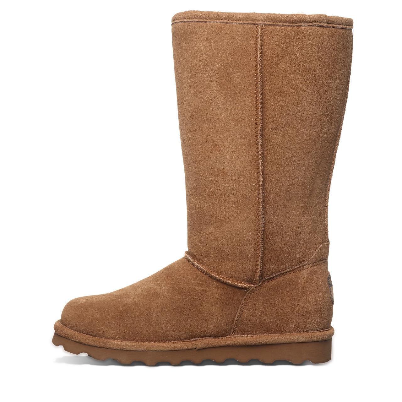 BEARPAW Women's Elle Tall Wide Winter Boots - Classic Suede Slip-On Ankle Booties for Women | Warm & Comfortable Snow Boots in Multiple Colors | Perfect for Cold Weather, Snow Days & Casual Outfits