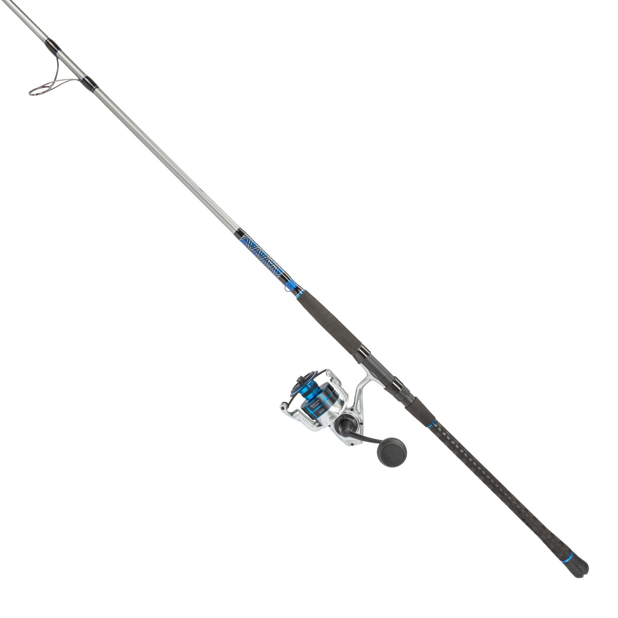 Quantum Strive Spinning Fishing Rod and Reel Combo - Lightweight Graphite Freshwater/Saltwater Fishing Gear for Bass, Trout, Salmon (Perfect for Shore Fishing, Boat Angling & Tournament Use)