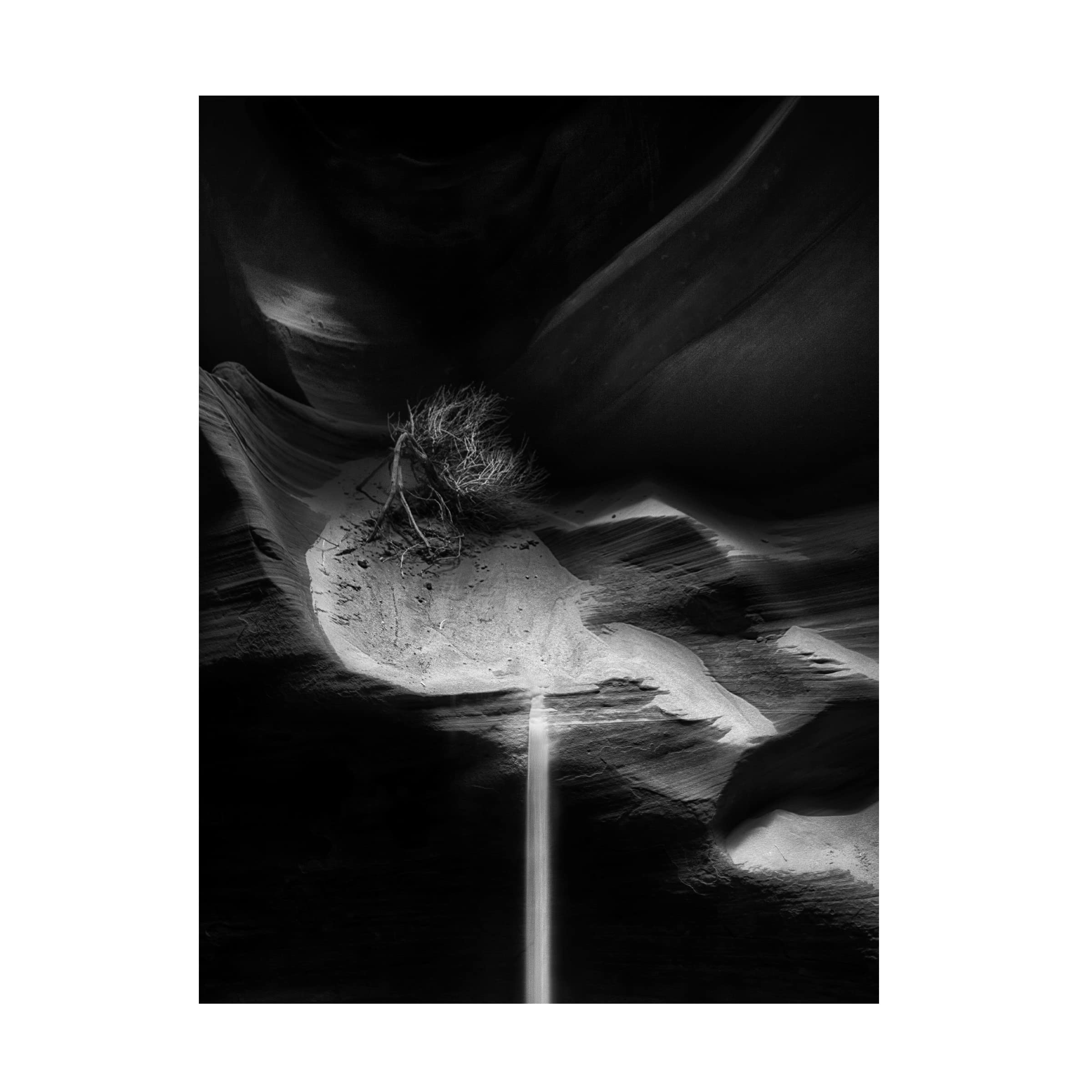 Yvette Depaepe Sand Fall Antelope Canyon Canvas Wall Art Print - Stunning Desert Landscape Painting for Living Room, Bedroom & Office Decor