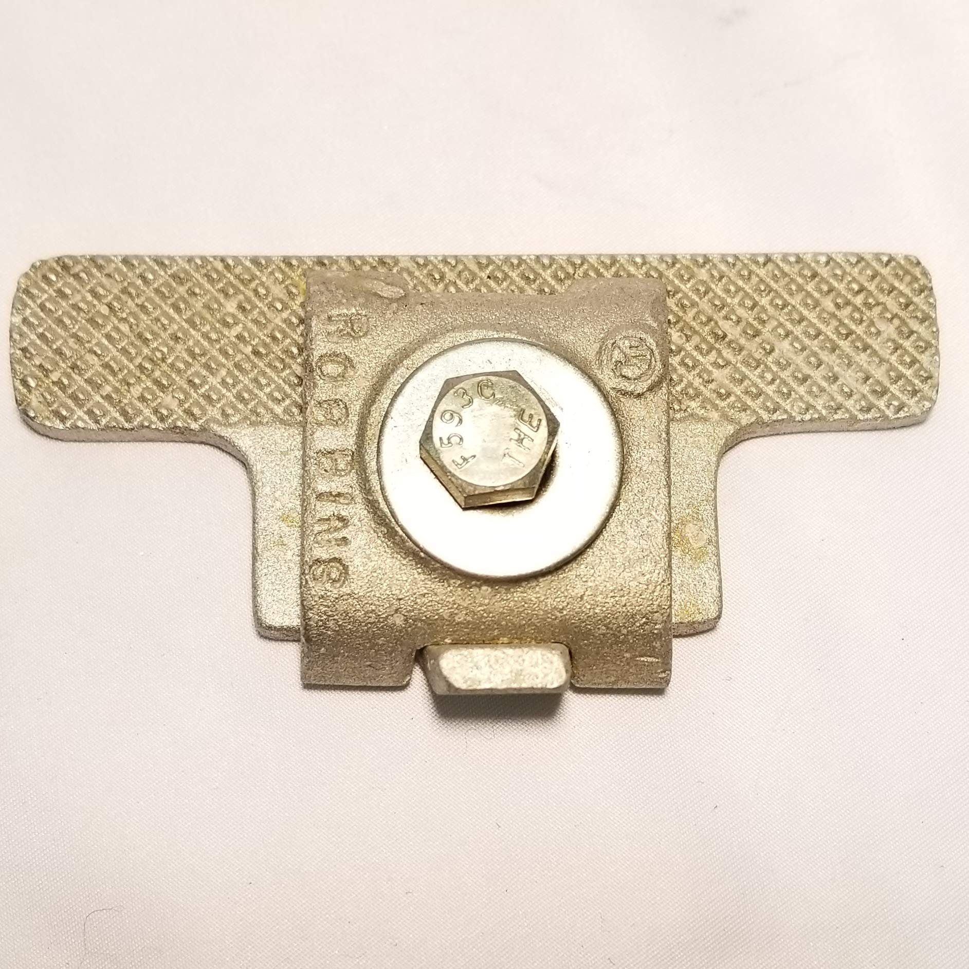 Aluminum Metal Bonding Clamp & Cable Holder for Lightning Protection - Secure Electrical Grounding for Solar Panels, Antennas & Outdoor Installations