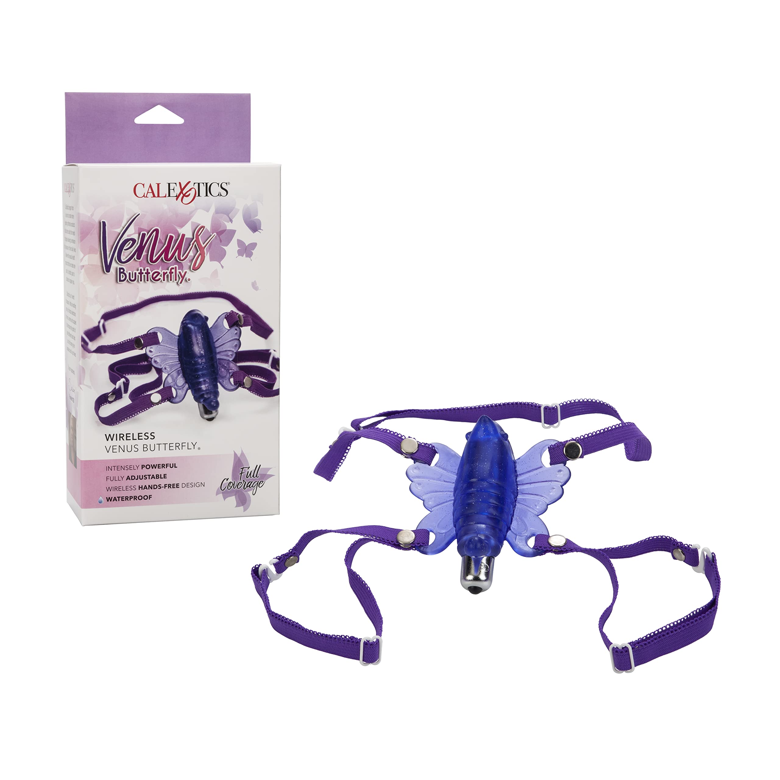 California Exotics Wireless Venus Butterfly Wearable Stimulator - Hands-Free Clitoral Vibrator for Women - Perfect for Solo Play & Couples Intimacy