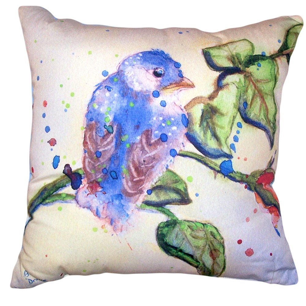 Betsy Drake NC633 18x18 Inch Decorative Throw Pillow Cover - Soft & Stylish Multi-Color Accent for Couch, Sofa, Bedroom Decor