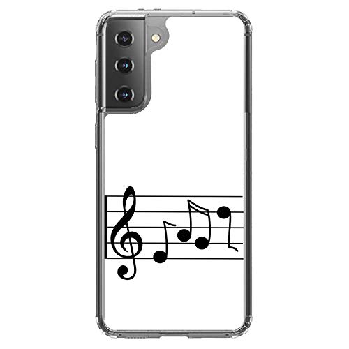 Treble Staff Music Notes On Clear Case