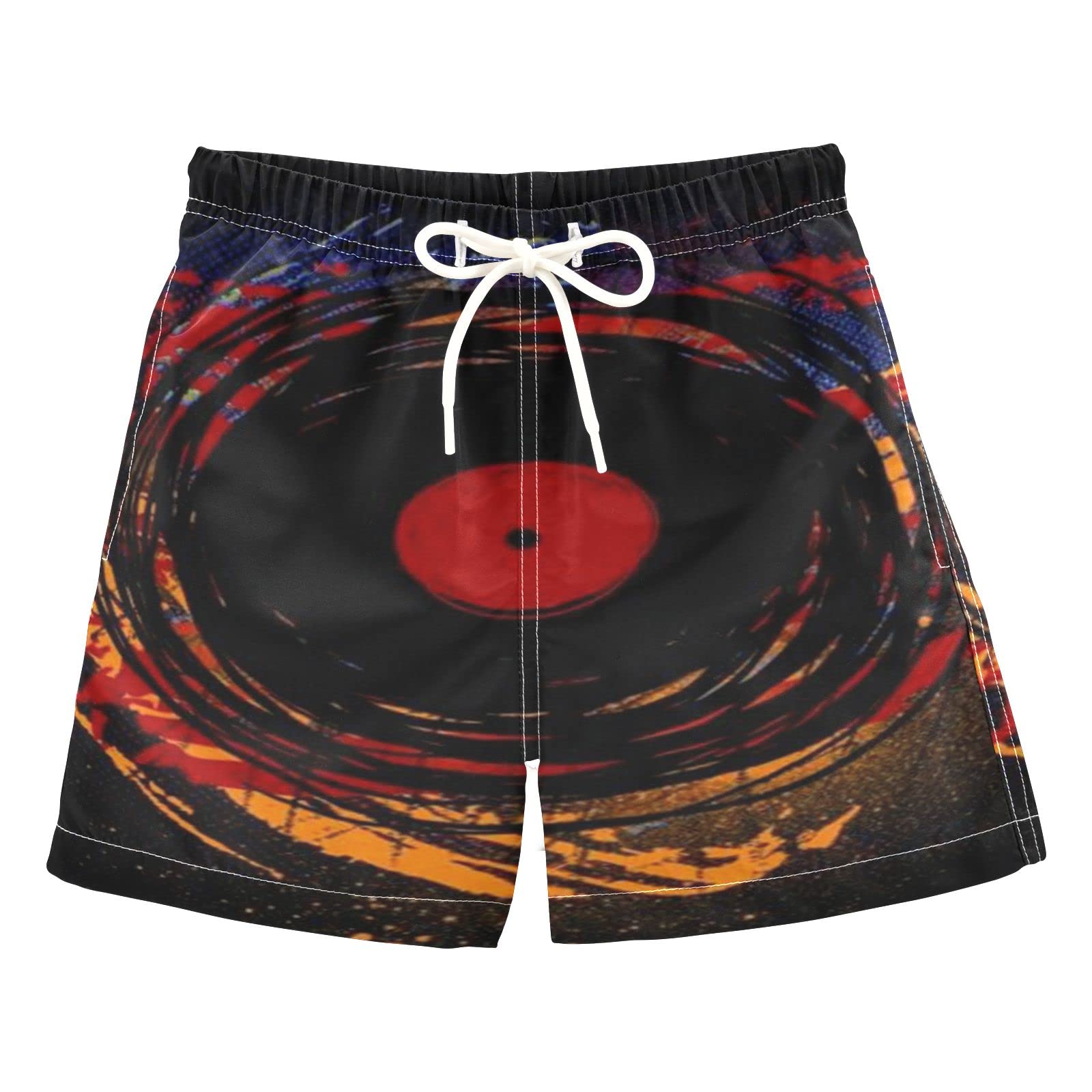 AMICHIC Boys' Quick Dry Swim Trunks with Mesh Lining - Adjustable Waist Beach Shorts for Swimming, Surfing & Summer Water Activities