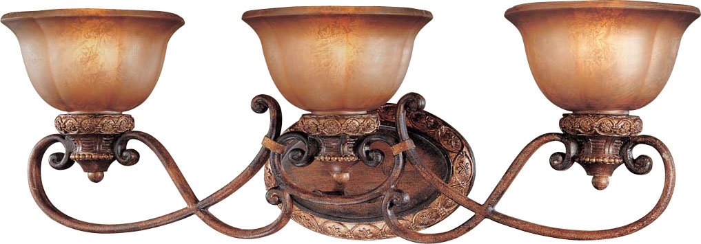 Minka Lavery 6353-177 Illuminati 3-Light Bathroom Vanity Light Bar - Bronze Finish - Modern Bathroom Lighting for Vanity Mirror - Perfect for Bathroom, Powder Room & Dressing Area