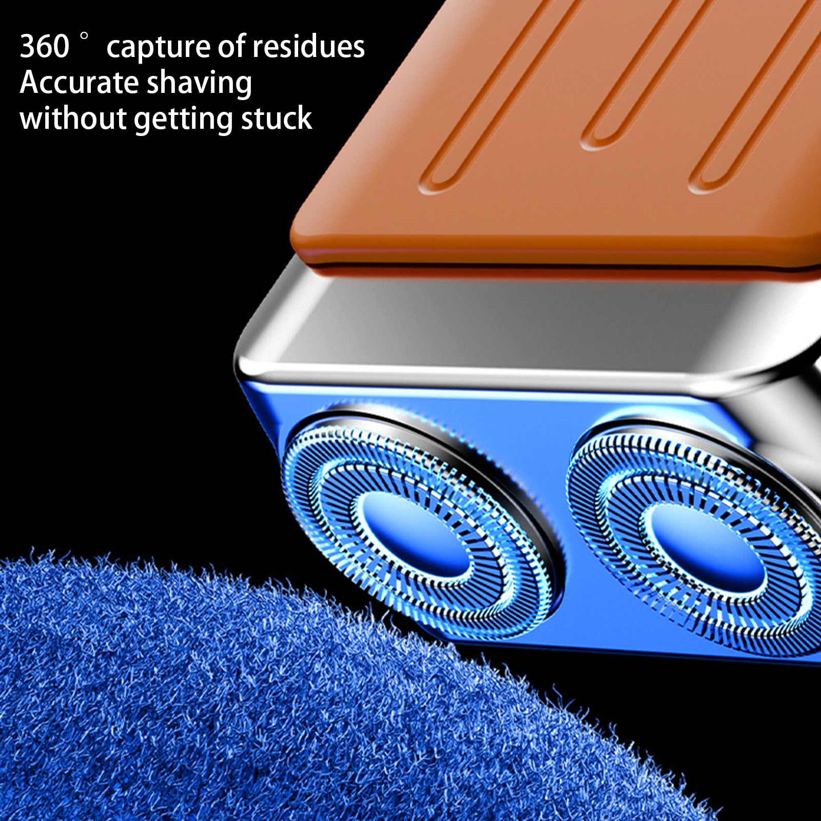 Premium Electric Shaver for Men - USB Rechargeable Travel Trimmer with Digital Display - Perfect for Home, Office & Travel Grooming