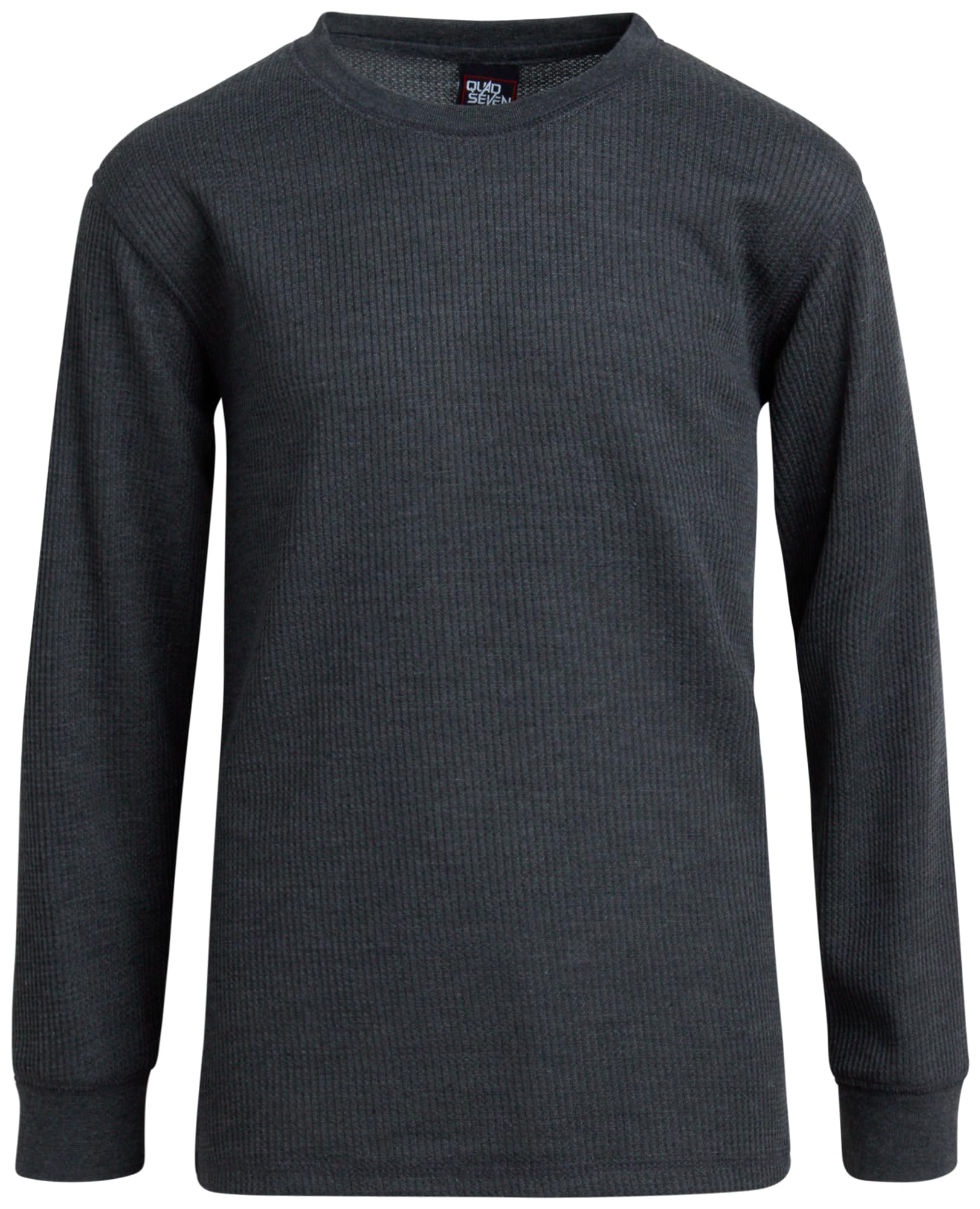 Boys' Thermal Shirt 2 Pack - Waffle Knit Long Sleeve Crewneck T-Shirt for Kids (8-18) | Warm Winter Base Layer for School, Outdoor Activities & Casual Wear