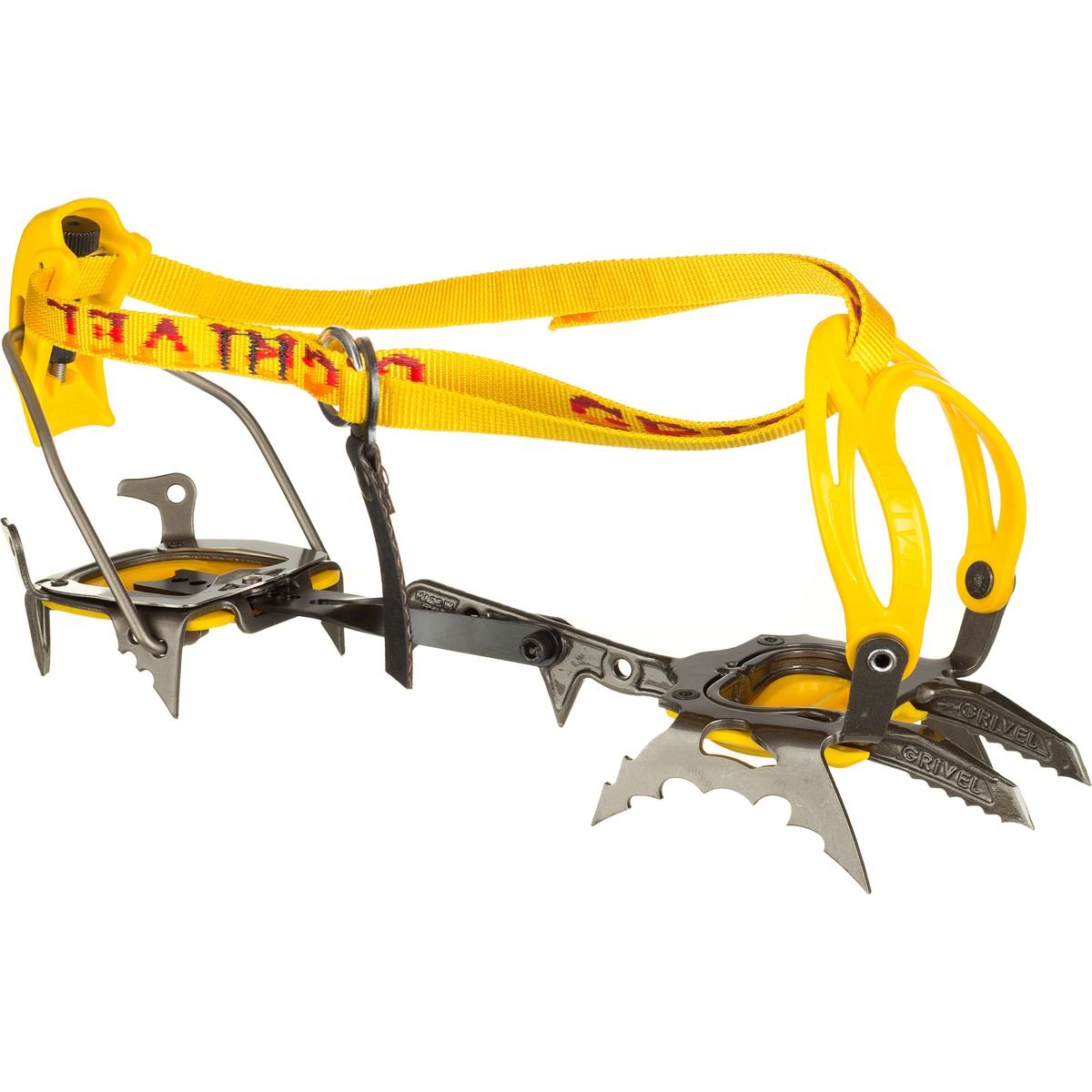 Grivel G22 Crampons - Lightweight Aluminum Ice Climbing Crampons for Mountaineering & Glacier Trekking - Perfect for Alpine Adventures & Winter Hiking