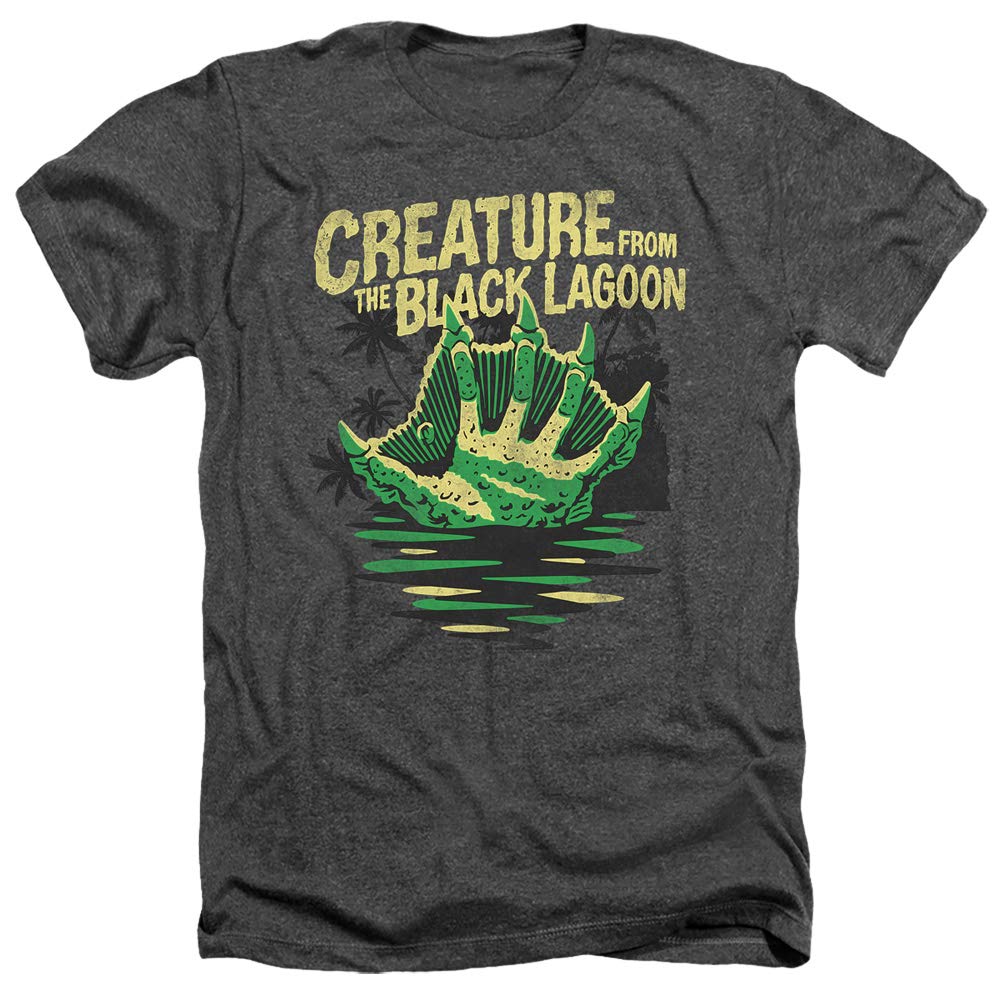 Creature from The Black Lagoon Heather Gray T-Shirt - Vintage Horror Movie Graphic Tee for Men & Women | Casual Wear, Halloween Costume, Horror Fan Gift