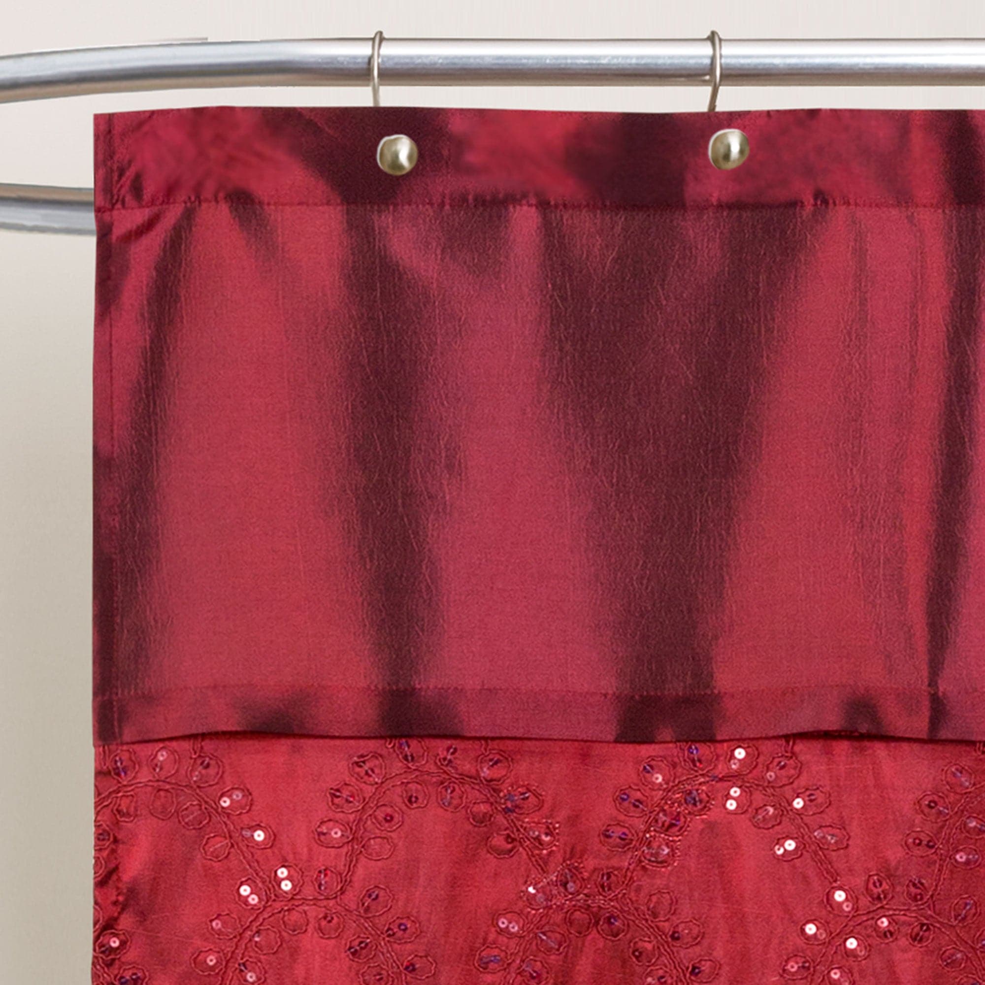Maria Shower Curtain - Waterproof Bathroom Decor with Hooks, 72x72 Inches - Perfect for Modern Homes & Spa-Like Bathrooms