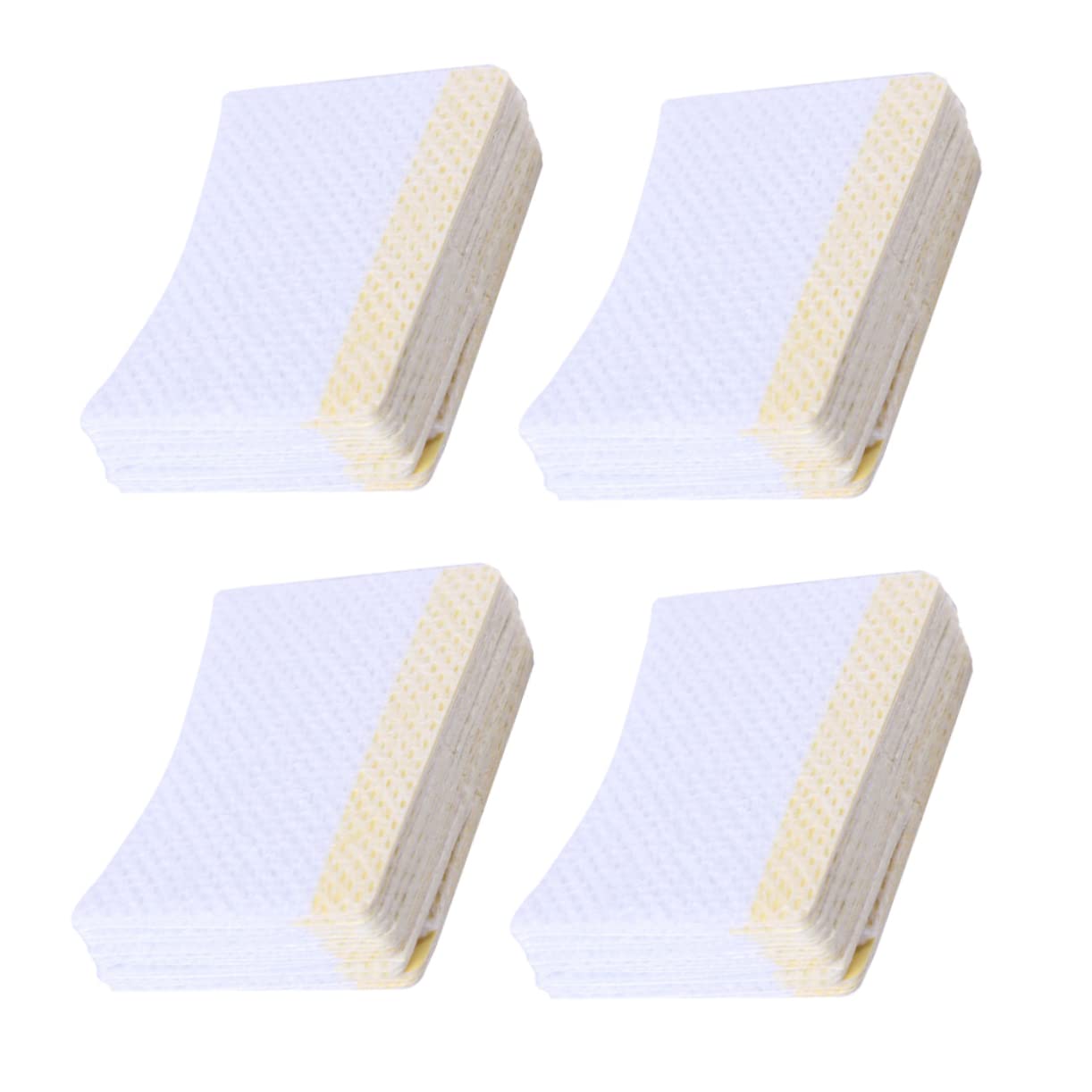 FRCOLOR 160pcs Arc-Shaped Eyelash Pads - Reusable Mascara & Makeup Remover Wipes for Eyelash Extensions, False Lashes & Cosmetics Cleaning - Soft & Gentle Makeup Cleaning Mat for Women | Perfect for Salon, Spa & Home Use