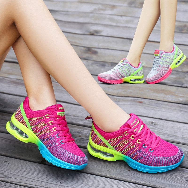 Breathable Mesh Flat Shoes for Women - Comfortable & Lightweight Casual Walking Shoes for Everyday Wear, Office, and Travel