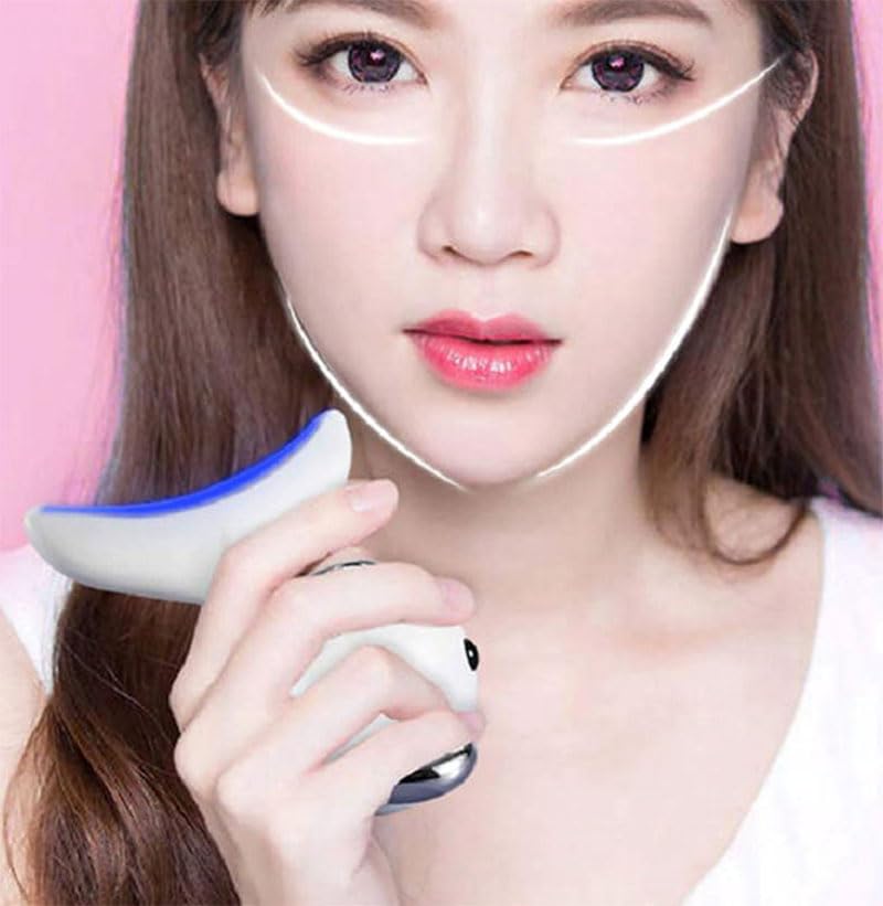 **Face Tightening & Lifting Device - Double Chin Reducer Machine for Sagging Skin & Jawline Contouring - At-Home Beauty & Anti-Aging Solution**