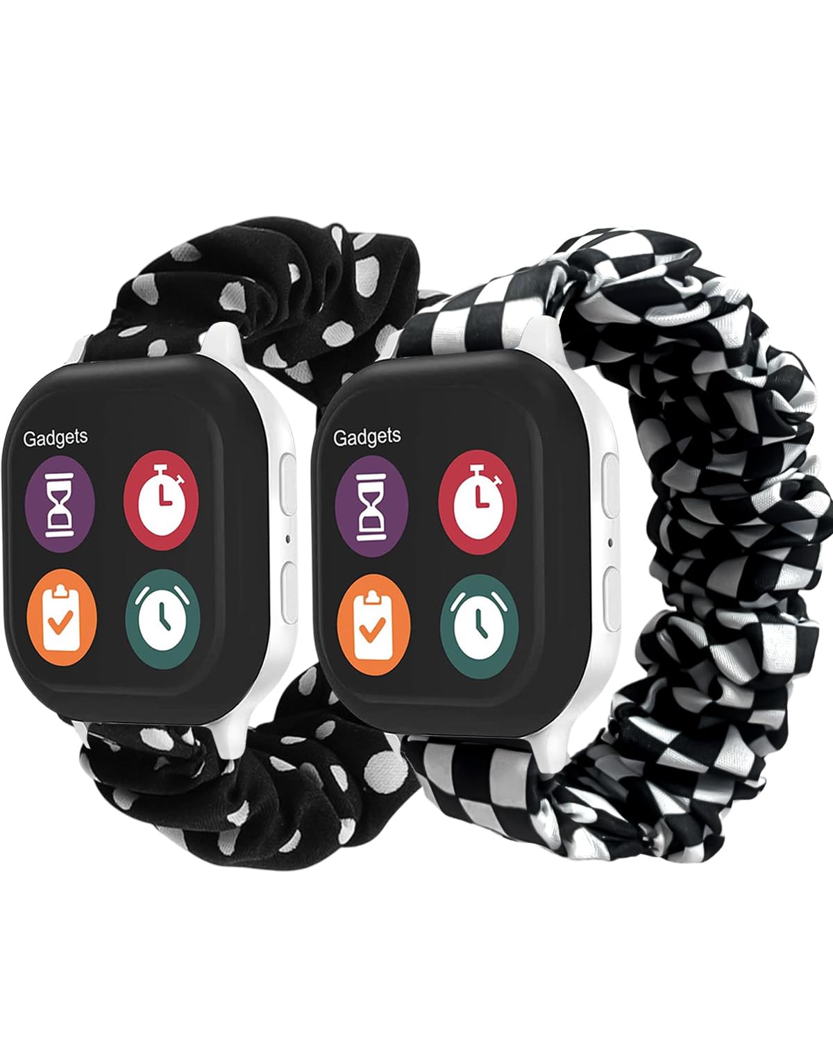 Gizmo & Gabb Watch Bands - Soft Scrunchie Wristbands for Girls | Kids Watch Accessories