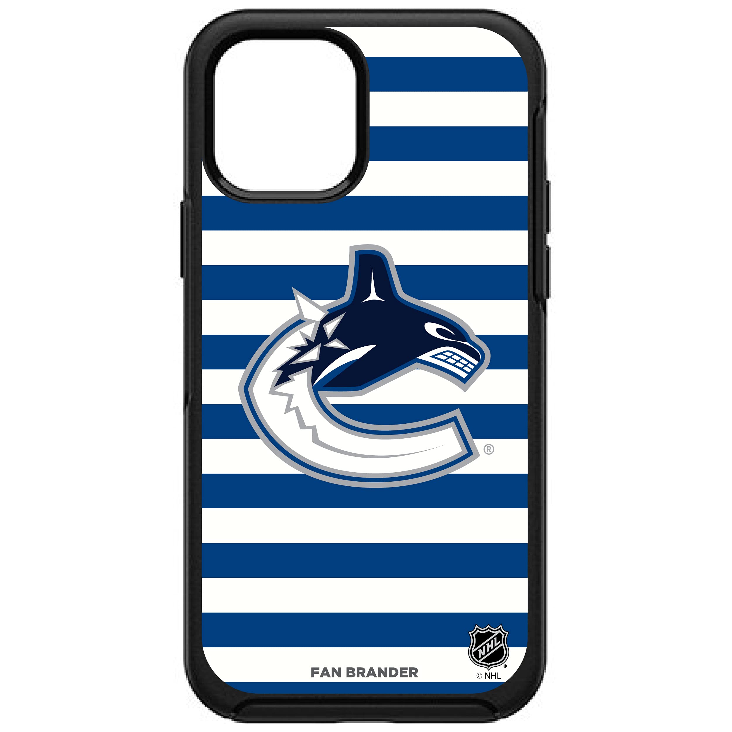 NHL OtterBox Symmetry Phone Case Compatible with Apple iPhone - Durable Protective Cover with Team Stripes for Hockey Fans | Perfect for Game Day & Everyday Use