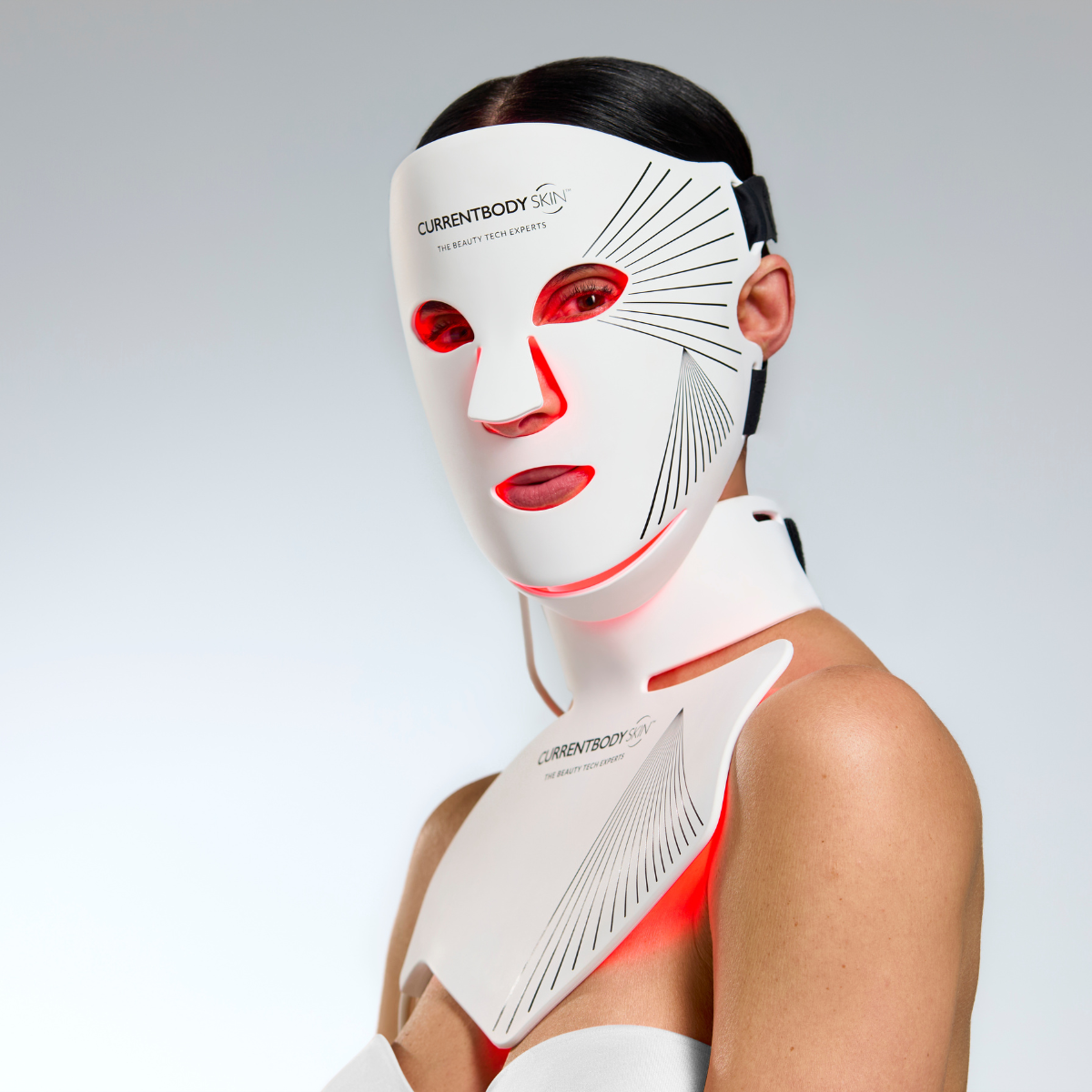CurrentBody Skin LED Series 2 Face & Neck Kit - Anti-Aging Light Therapy Device for Wrinkle Reduction & Skin Rejuvenation | Perfect for Home Skincare Routine & Professional Treatments