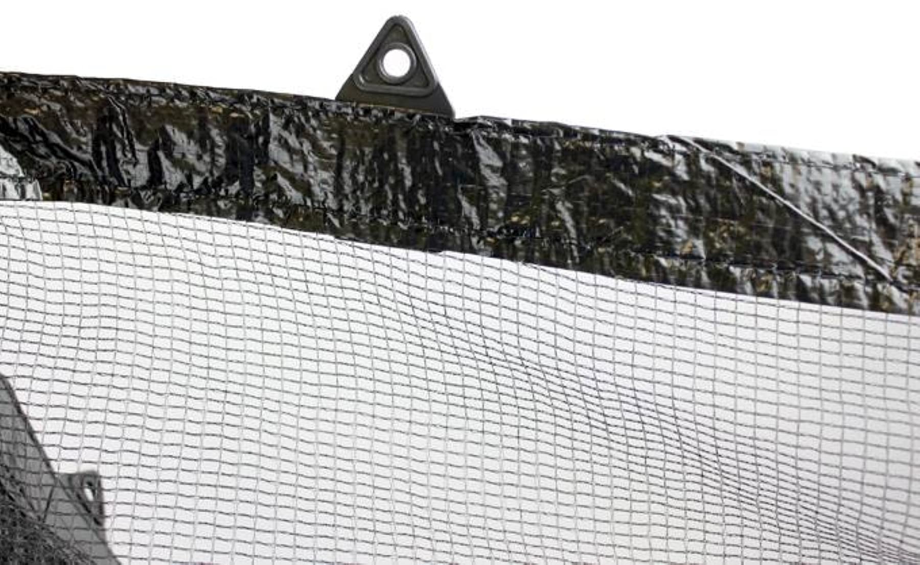 Heavy Duty Winter Leaf Net Pool Cover for 28 FT Round Above Ground Swimming Pools | 31 FT Netting Size | Black | Winch & Cable Included | SWIMLINE HYDROTOOLS CO928 | Perfect for Fall & Winter Pool Protection