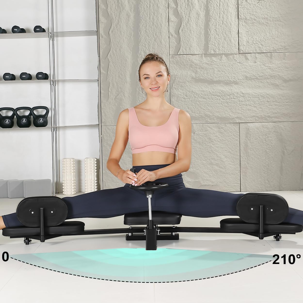 Professional Leg Stretcher Split Machine for Dancers & Athletes - Adjustable 180° Flexibility Trainer for Kids & Adults - Perfect for Dance Training, Yoga, Martial Arts & Home Workouts
