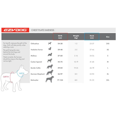 EzyDog Corduroy Chest Plate Harness - Durable & Comfortable Dog Harness for Walking, Running & Hiking - Adjustable Reflective Pet Safety Gear for Small Medium Large Dogs