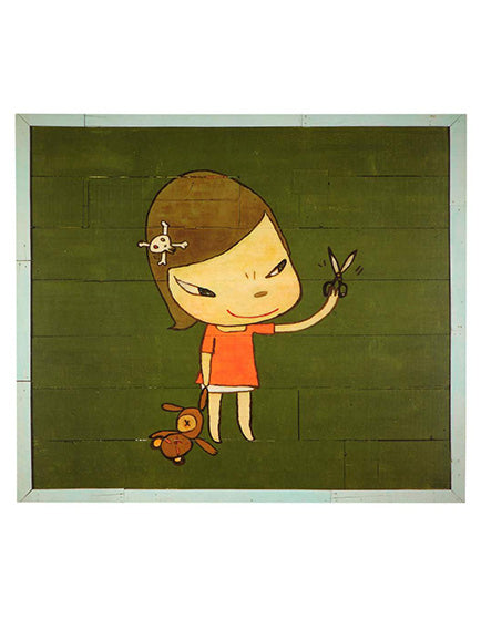 Original Yoshitomo Nara Art Print - Authentic Japanese Pop Art Poster for Home & Office Decor - Perfect for Living Room, Bedroom, or Gift Giving