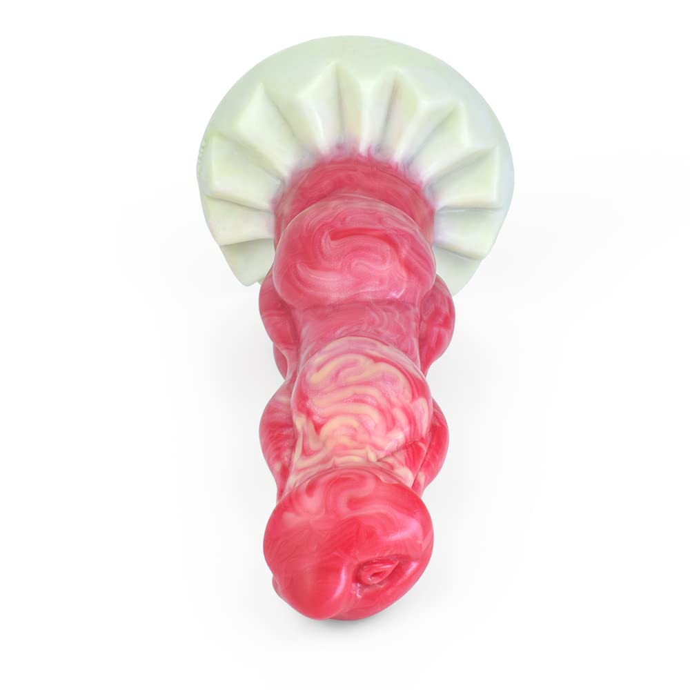 Premium Liquid Silicone Alien/Fido Dildo with Strong Suction Cup - Realistic Adult Sex Toy for Solo Play & Couples - BeHorny Collection | Perfect for BDSM, Fantasy Roleplay & Sensual Exploration