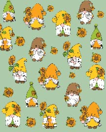 Sunflower Gnome Green