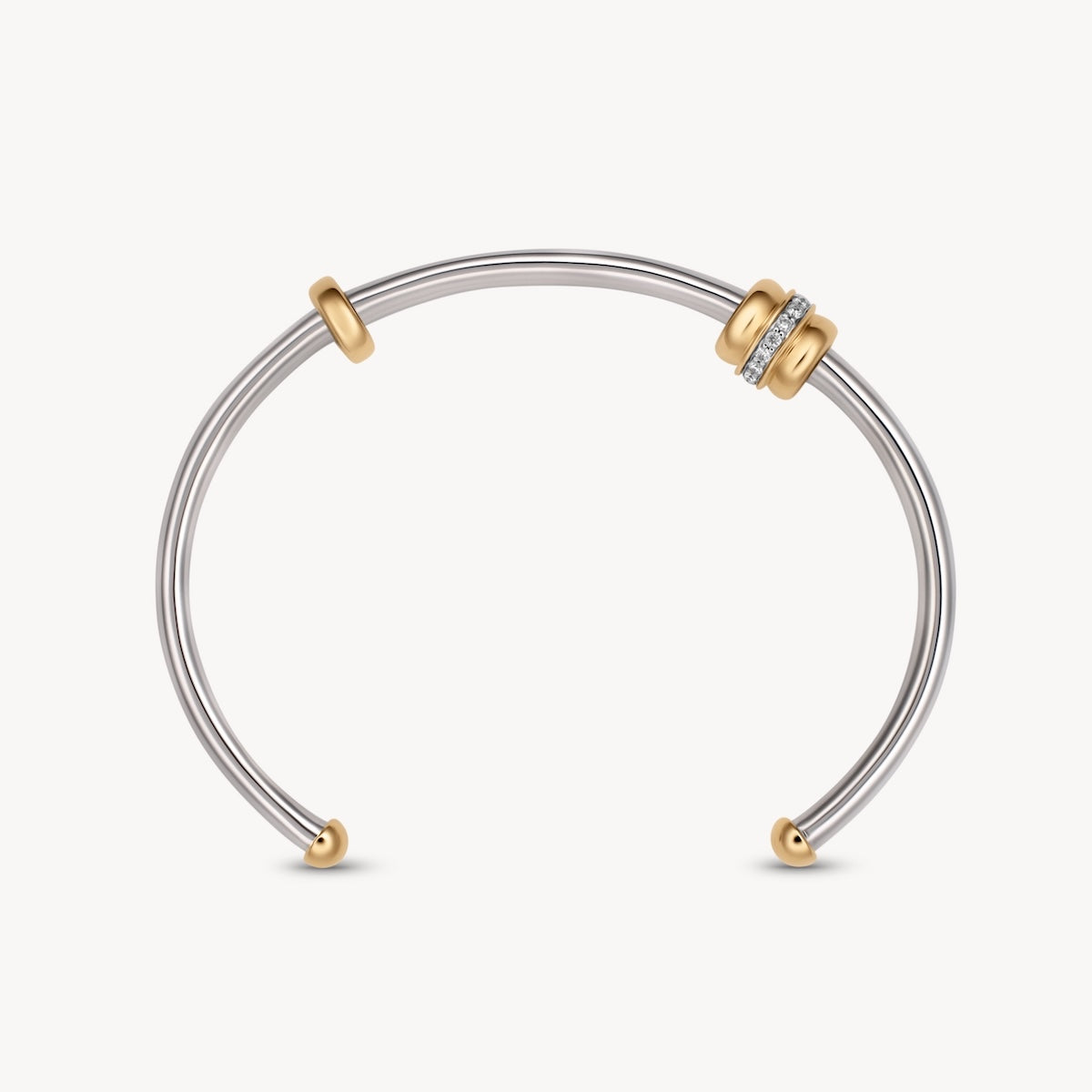 Golden Arc Bracelet for Women - Elegant 14K Gold Plated Bangle - Perfect for Parties, Weddings & Everyday Wear