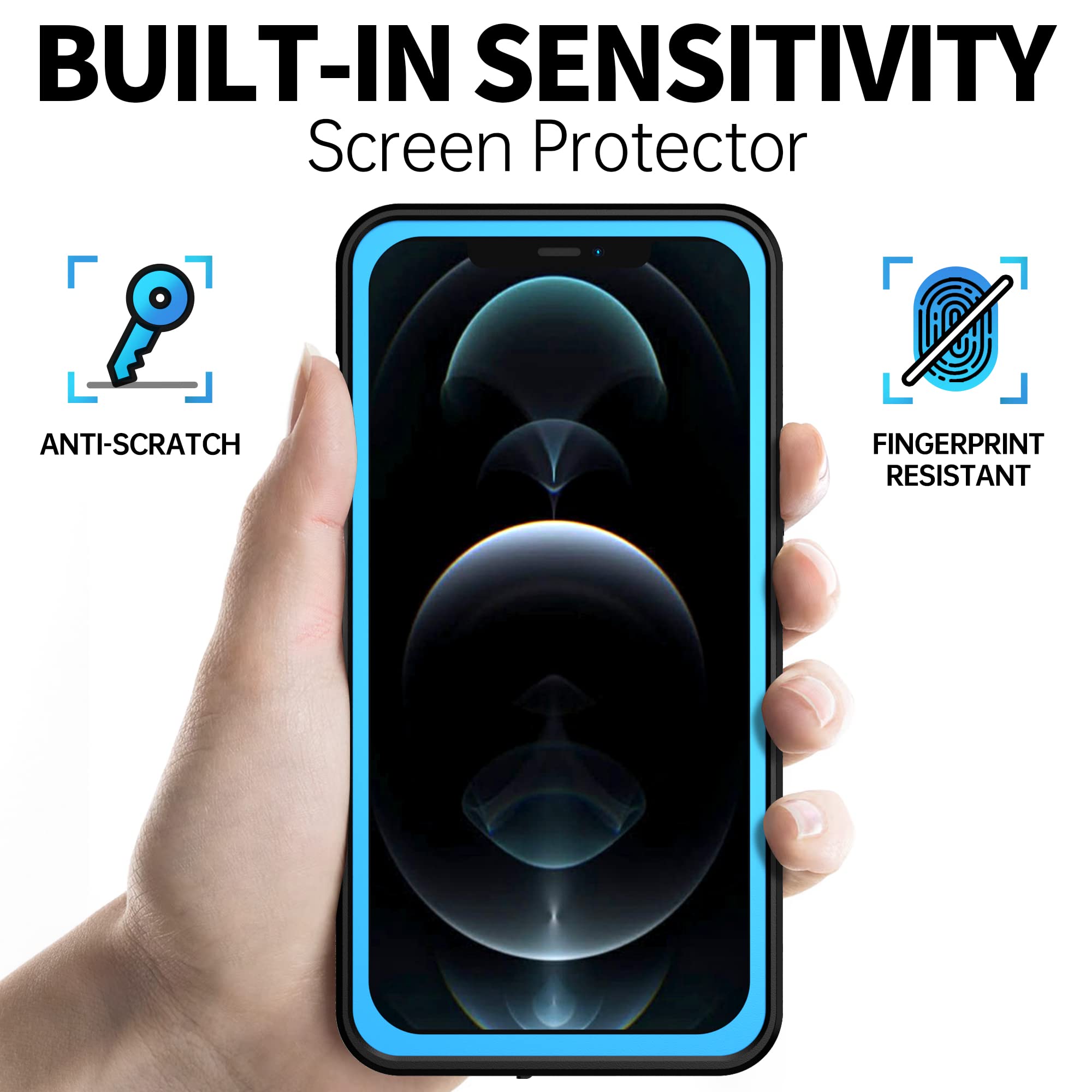 BEASTEK Waterproof Case for iPhone 12 Pro Max (6.7