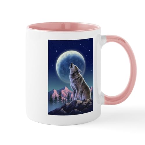 White/Pink Inside - WOLF Mugs