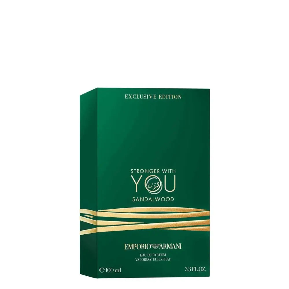 Stronger With You Sandalwood Eau de Parfum 100ml for Men - Long Lasting Fragrance for Date Night & Special Occasions