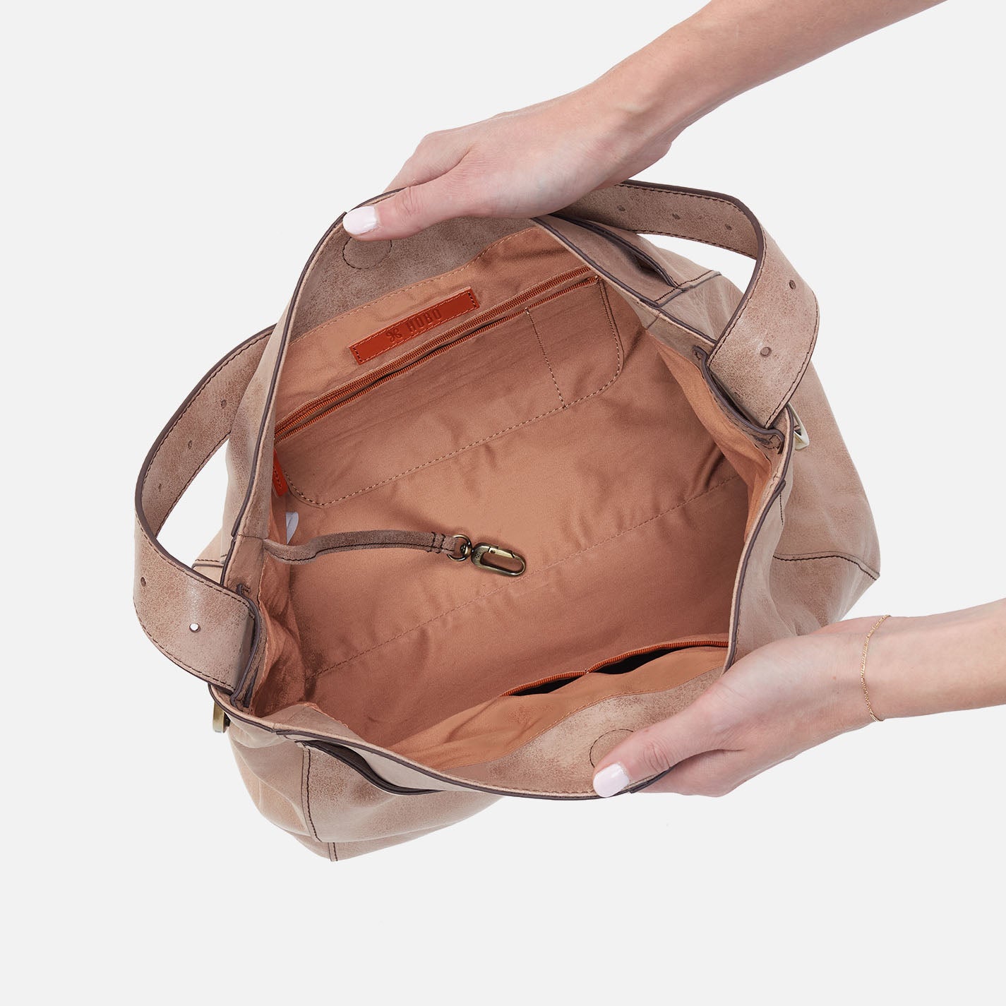 Premium Buffed Leather Shoulder Bag in Hazel - Stylish & Durable Crossbody Bag for Women, Perfect for Work, Travel & Everyday Use