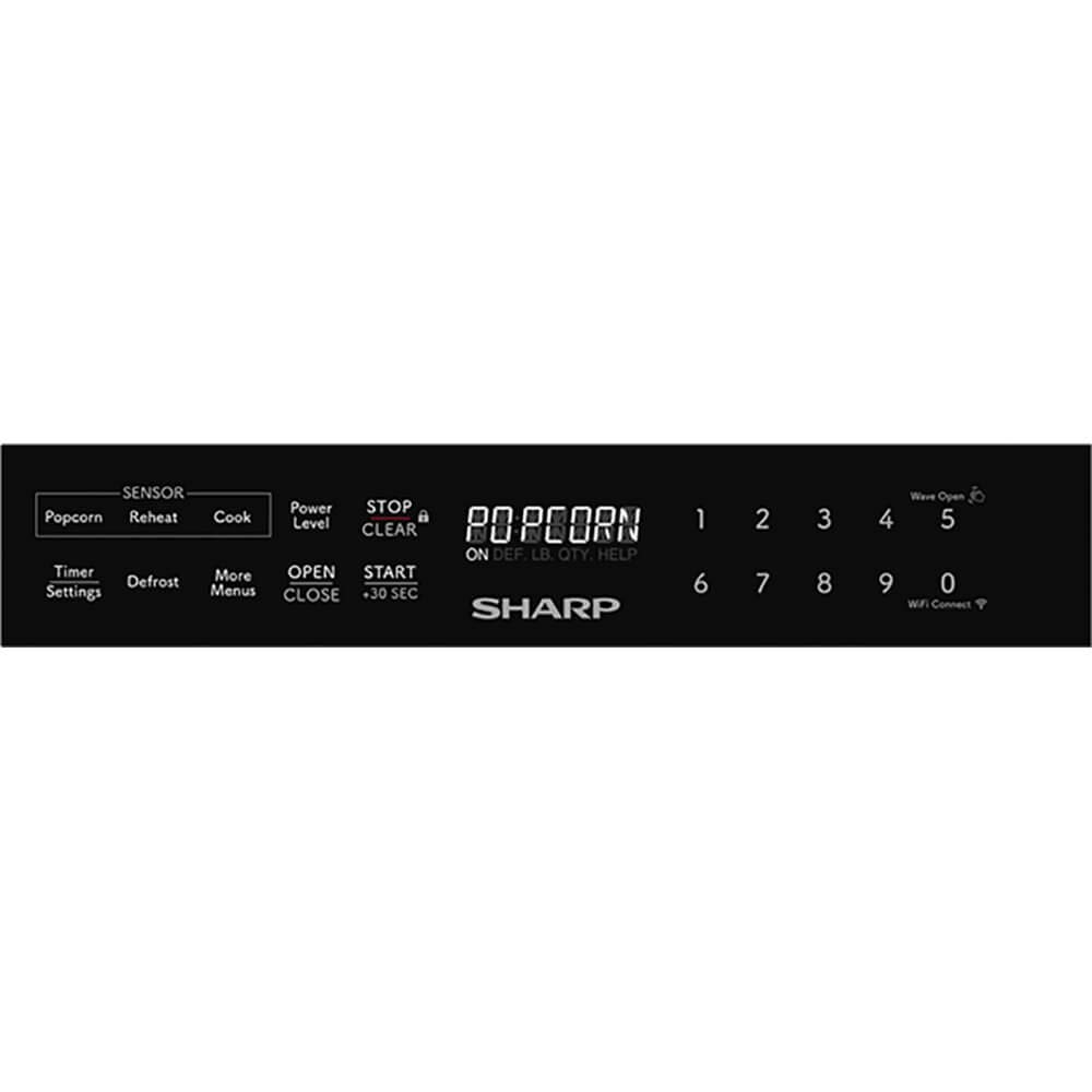 Sharp SMD2489ES 1.2 Cu.Ft. Stainless Steel Microwave Drawer Oven - Built-in Under Counter for Modern Kitchens & Small Spaces