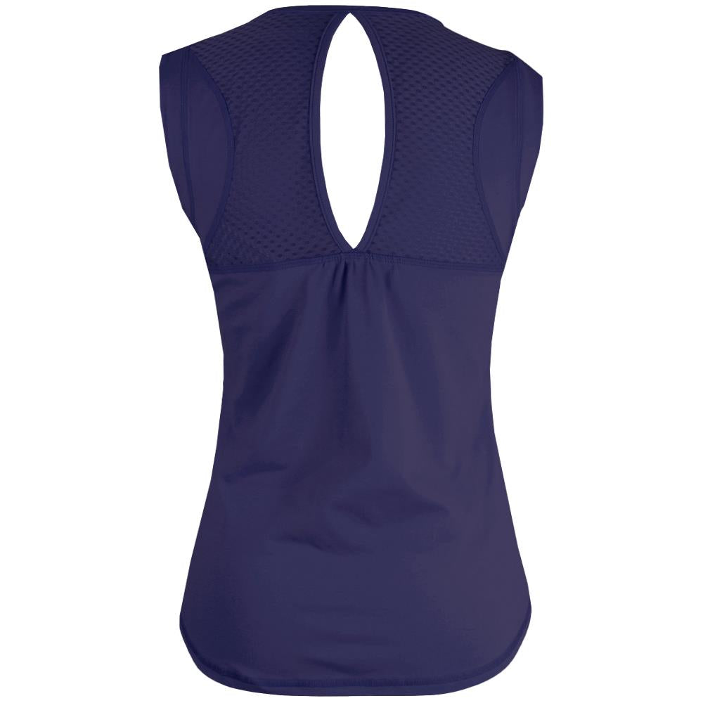 Lija Women's Holiday Power Tank Top - Soft Stretchy Workout Shirt for Yoga, Gym & Running - Eggplant Purple Athletic Wear