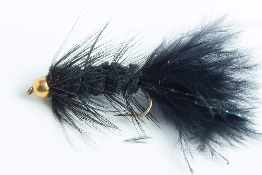 Premium Bead Head Wooly Bugger Streamer Fly - 6 Pack for Trout & Bass Fishing - Perfect for Freshwater & Saltwater Fly Fishing