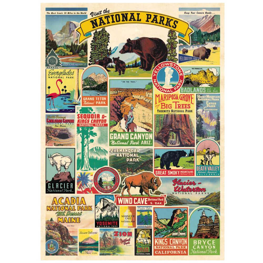 Premium National Parks Wrapping Paper - Scenic Designs for Gifts, Crafts & Home Decor | Perfect for Holidays, Birthdays & Special Occasions