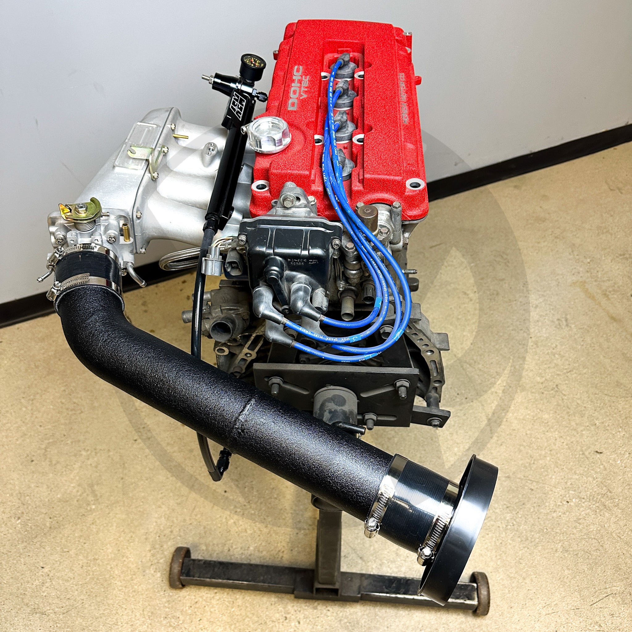 Skunk2 Ultra Street 3 Inch Air Intake System for Honda Civic & Integra - Wrinkle Black Finish | High-Performance Cold Air Intake Upgrade | Street Racing & Daily Driving