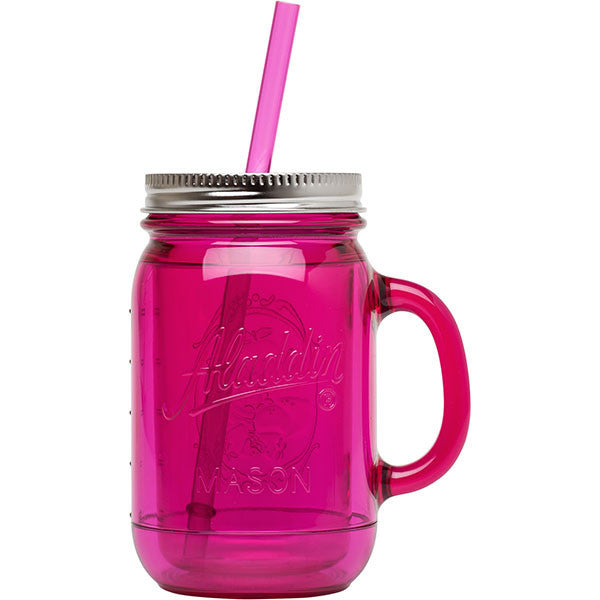Aladdin Original 20oz (591mL) Stainless Steel Insulated Mason Tumbler with Lid - Perfect for Hot/Cold Drinks, Camping, Office & Outdoor Activities