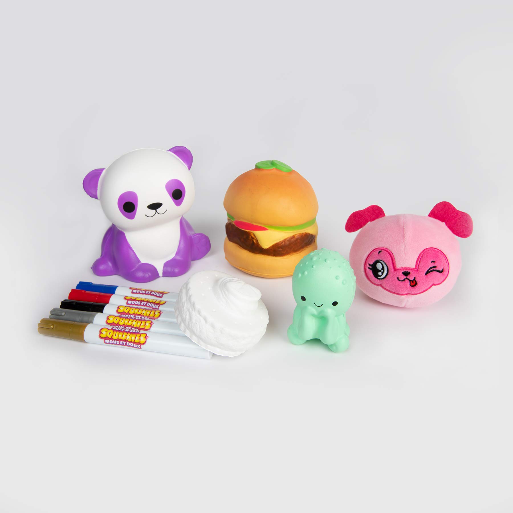 ORB Soft'n Slo Squishies Mystery Box - 12 Pack Cute Fidget Sensory Toys for Kids, Stress Relief & Anxiety Relief Toys for Boys & Girls - Perfect Birthday Gift, Party Favors & Classroom Rewards