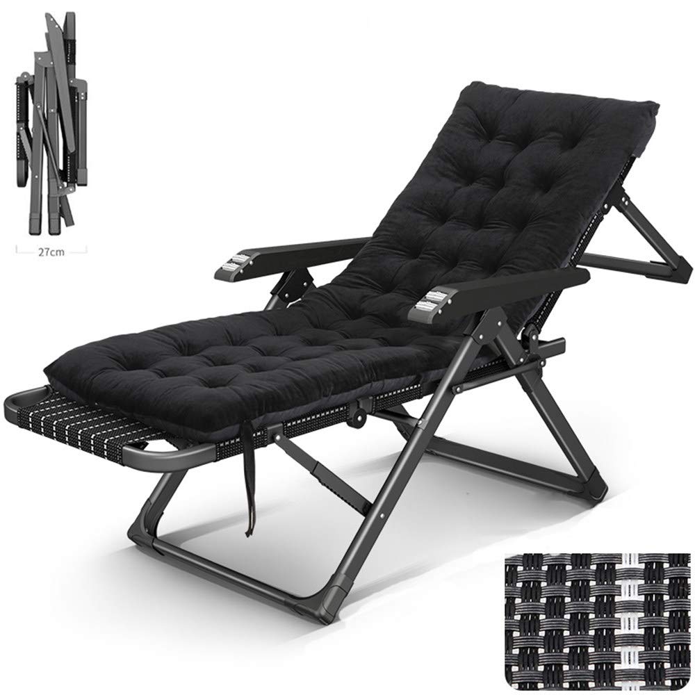 HPDOL Portable Folding Lounge Chair with Massage Handrail - Heavy Duty 400kg Capacity, Ergonomic Design & Textile Fabric - Perfect for Garden, Pool, Beach, Patio, Camping and Outdoor Relaxation - Model BLCE-03