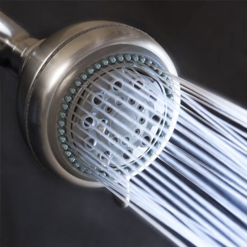 Atlantis 6-Chrome Rain Shower Head with Handheld Combo - High Pressure Luxury Bathroom Shower System for Spa-Like Relaxation & Easy Cleaning