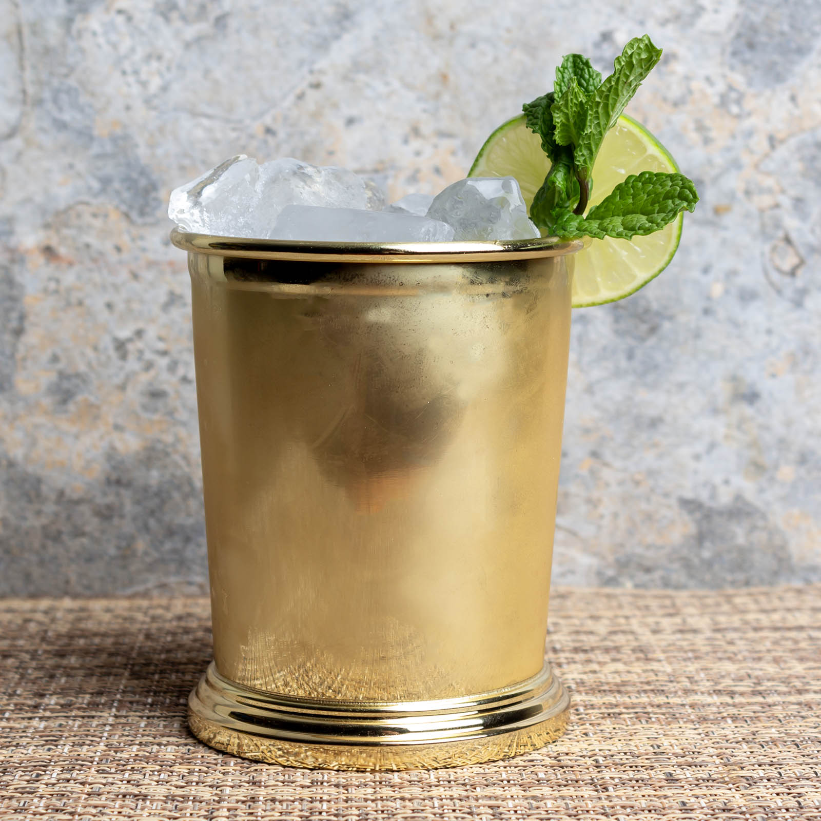 BarConic® 12 oz Gold Plated Mint Julep Cup - Elegant Southern Style Drinking Glass for Bourbon, Cocktails & Home Bar Decor | Perfect for Kentucky Derby Parties, Weddings & Gifts