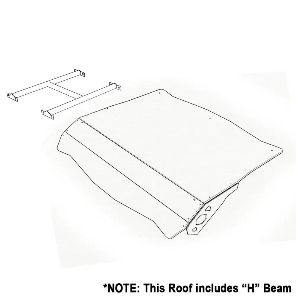 Aluminum Roof for Can Am Maverick X3 2 Seater - Durable & Lightweight UTV Accessory - Perfect for Off-Roading & Outdoor Adventures