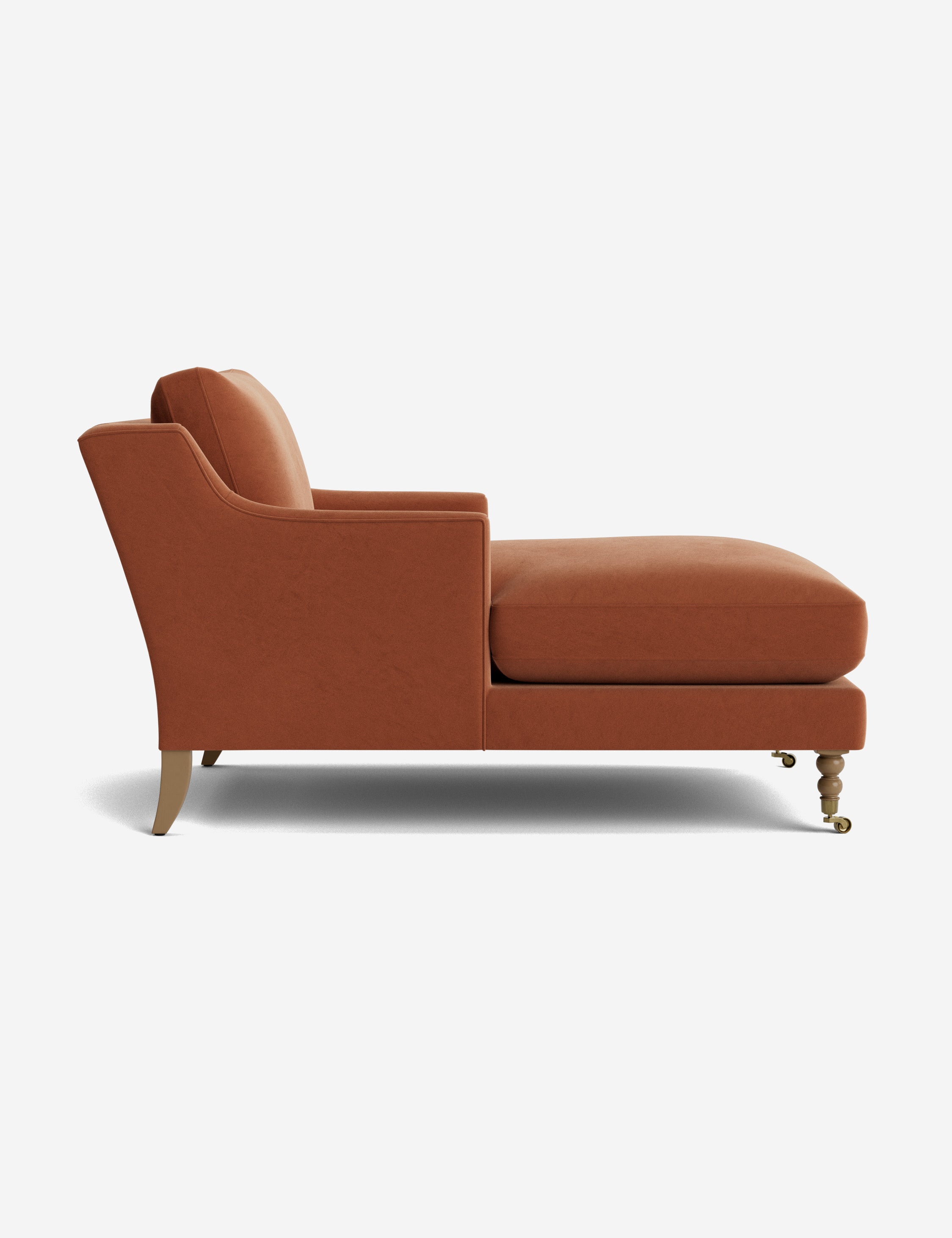 Fabienne Chaise Lounge Chair - Modern Accent Chair for Living Room, Bedroom & Office - Stylish Mid-Century Design with Upholstered Seat and Wooden Legs - Perfect for Relaxing, Reading & Home Decor