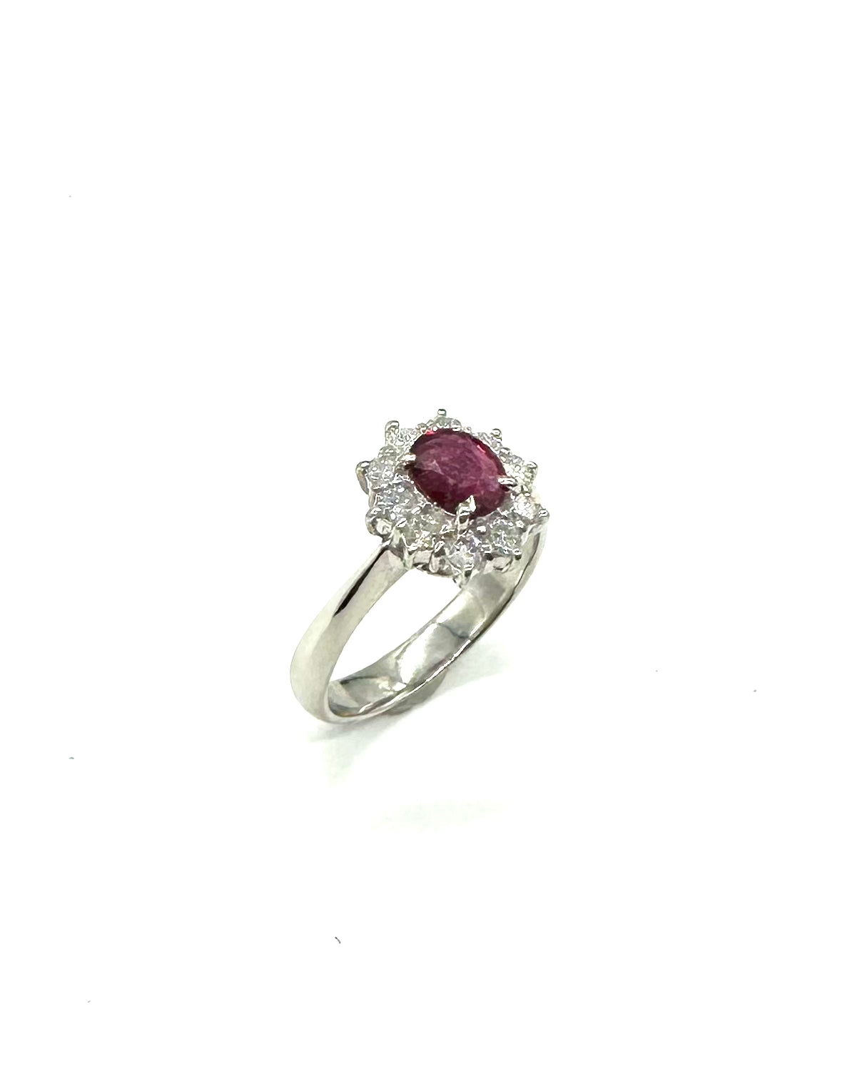 Exquisite Ruby & Diamond Ring for Women - 14K Gold Vintage Engagement Wedding Band - Perfect for Anniversary, Proposal & Special Occasions