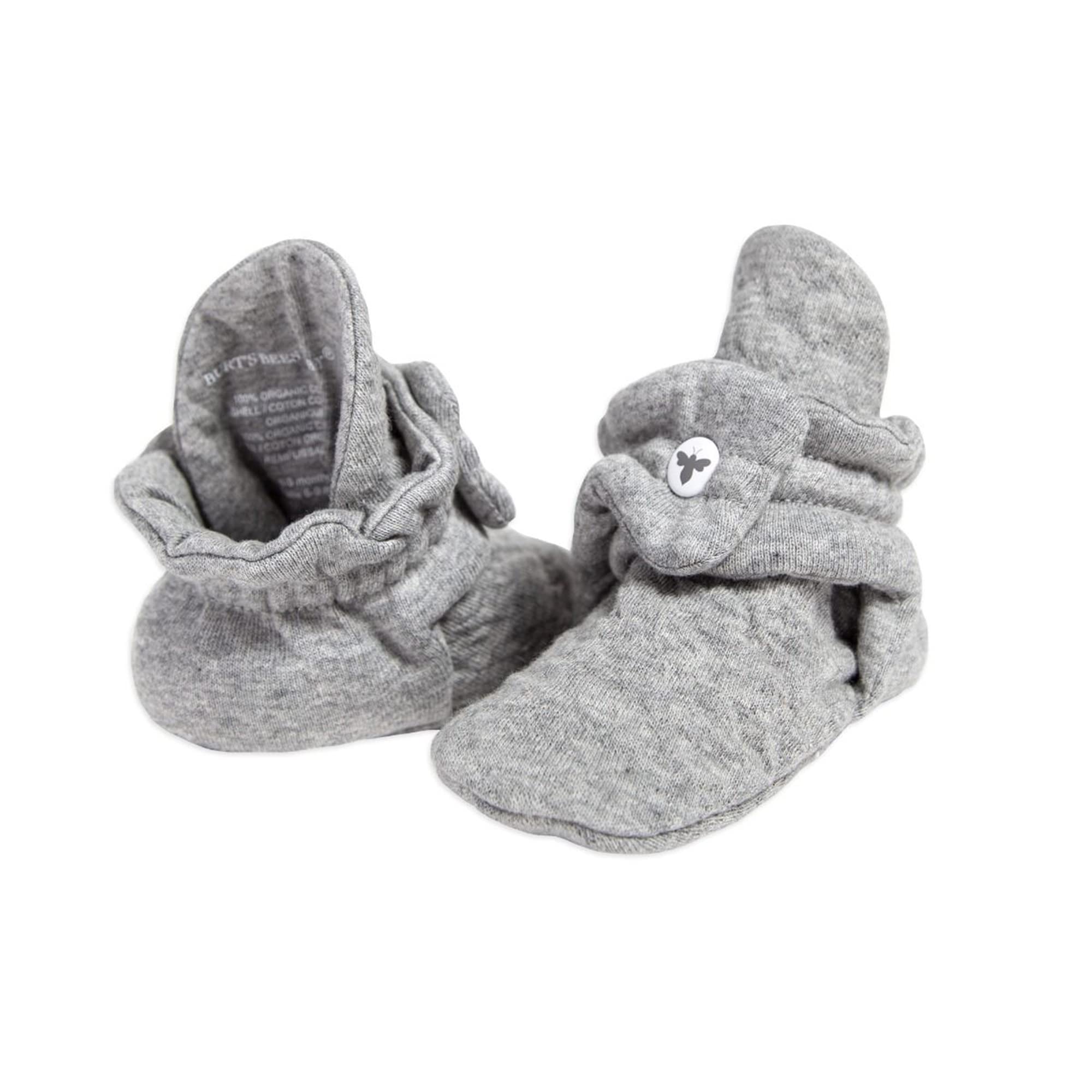 Burt's Bees Baby Unisex Organic Cotton Gift Set - Reversible Jersey Blanket, Adjustable Infant Booties & Plush Bee | Newborn Essentials Bundle for Baby Shower, Christening & Nursery Decor