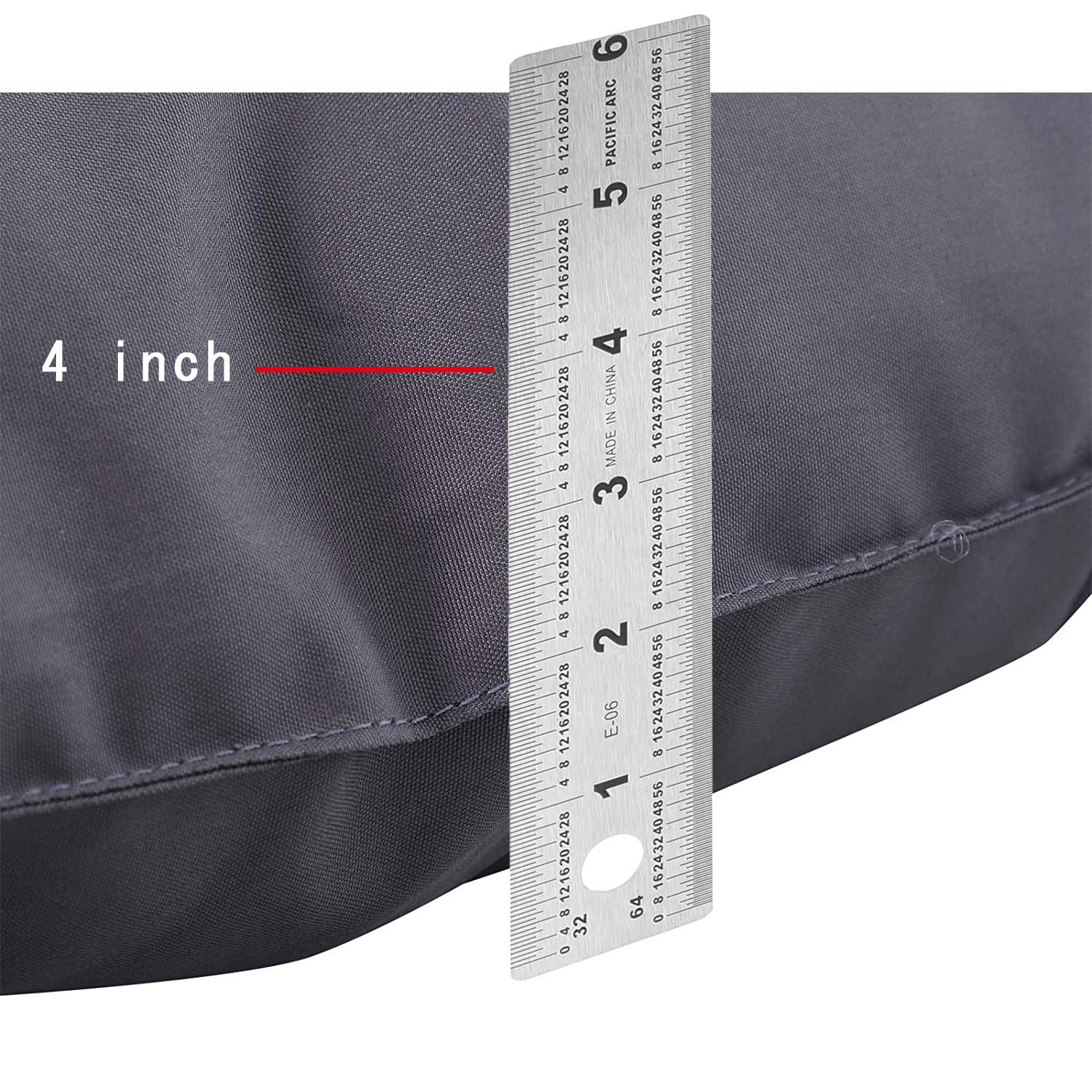 **Waterproof Outdoor Swing Cushion with Backrest – 150x100cm Beige Patio Bench Seat Pad for 2-3 Seater, Durable Garden & Porch Furniture Cushion – Perfect for Relaxing in Backyard, Deck, or Poolside**