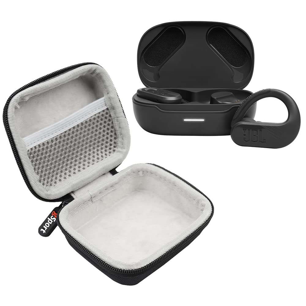 JBL Endurance Peak 3 Waterproof True Wireless Sport Earbuds with gSport Hardshell Case (Black) - Perfect for Running, Gym Workouts & Outdoor Activities
