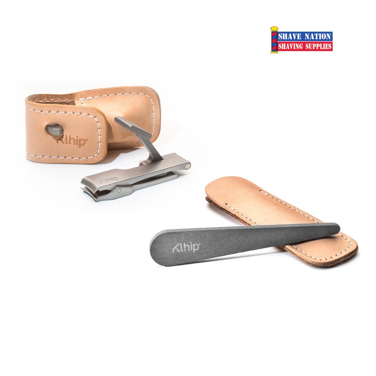 Klhip Ultimate Professional Nail Clipper & Stone Nail File Set - Precision Grooming for Men & Women - Perfect for Home, Travel, and Salon Use